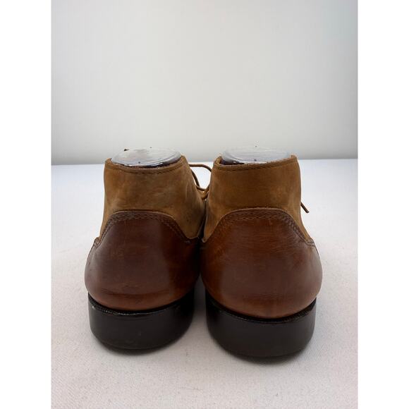 Bruno Magli Brown Leather Chukka Boots Made in Italy Men’s 10W main image 7